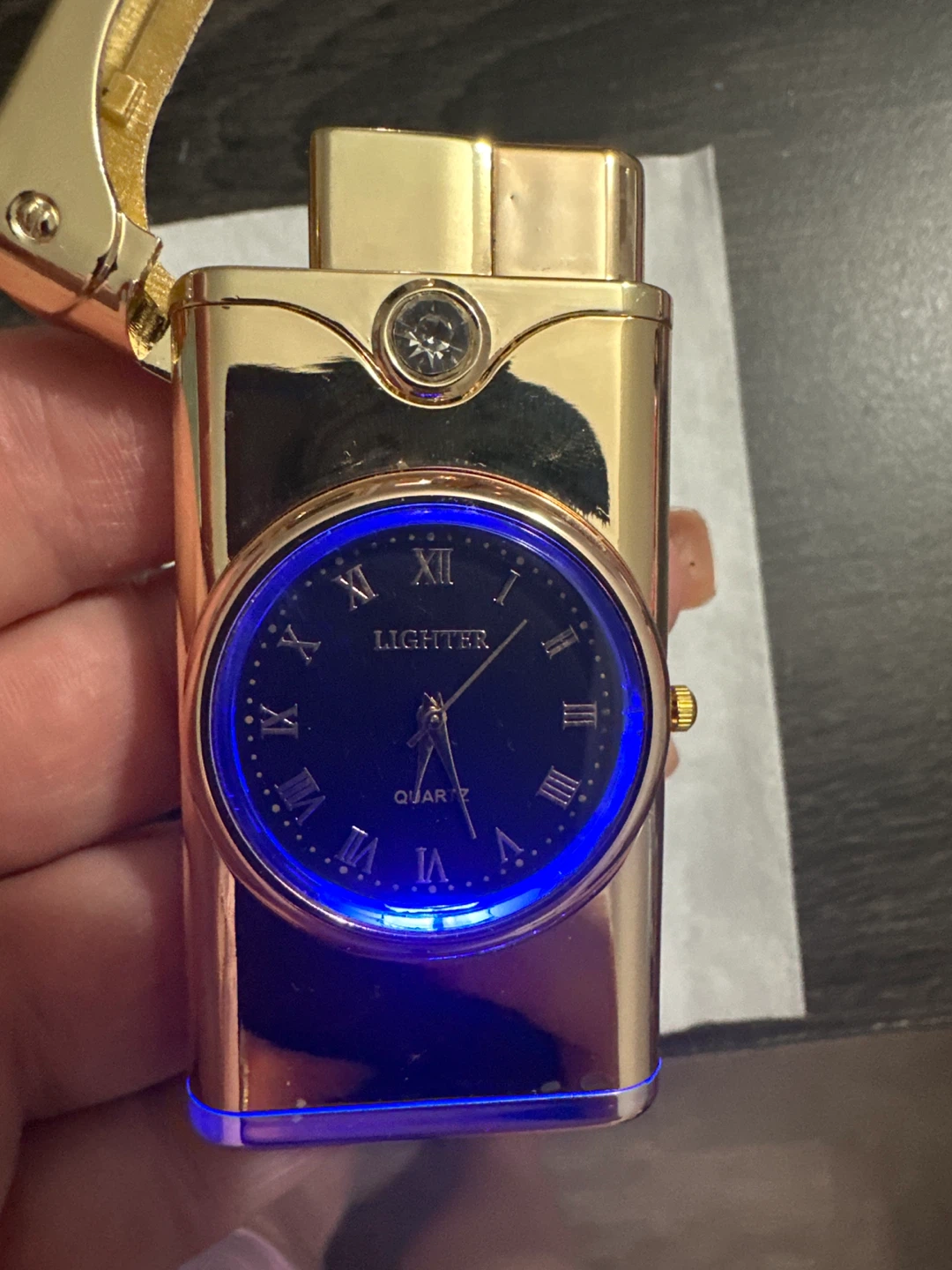 🏆Gold Lighter with Watch🏆 - photo 3