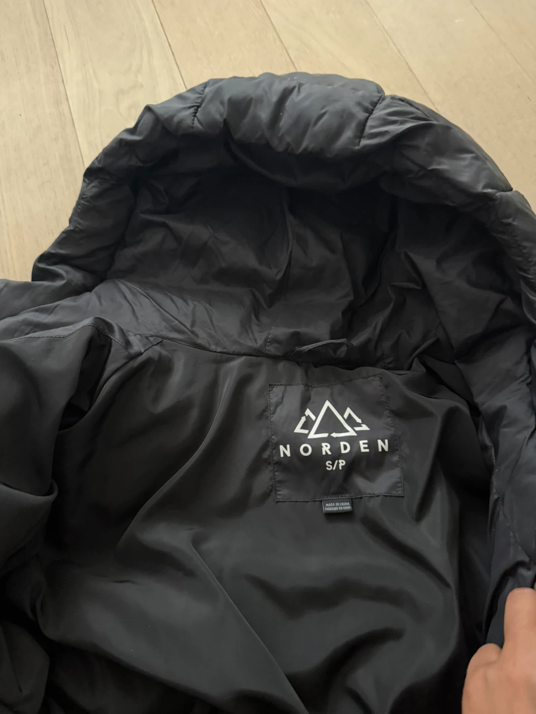 Norden Black Puffer Jacket - Size S/P - photo 3