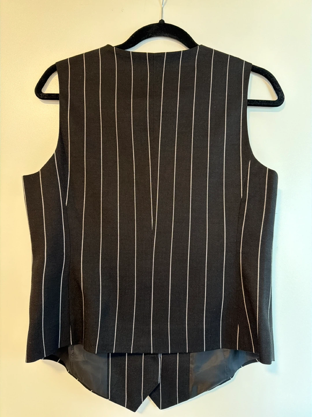 Suzy Women's Black Pinstripe Vest - photo 2