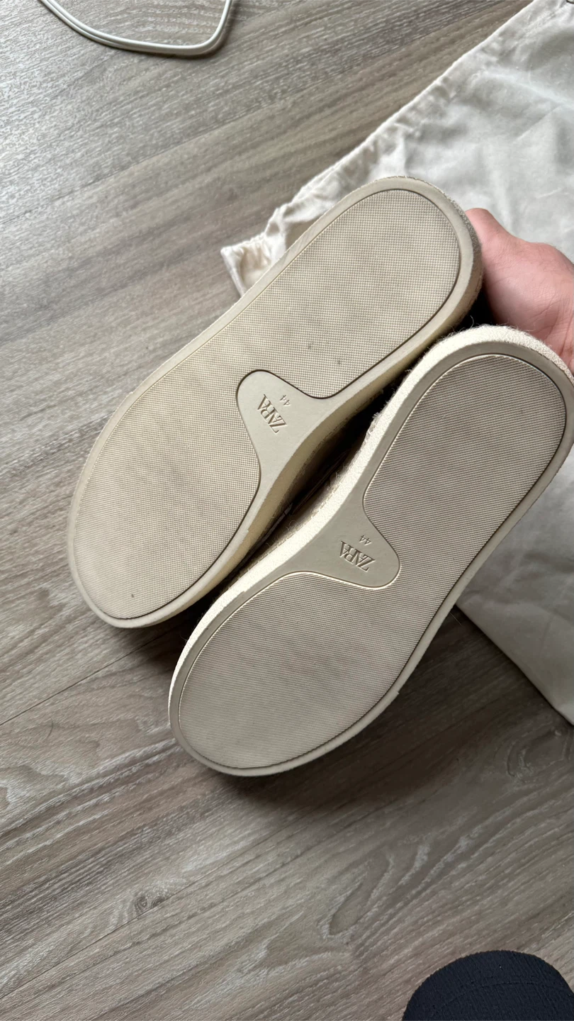 ZARA Tassel Loafers - Beige Suede - photo 2