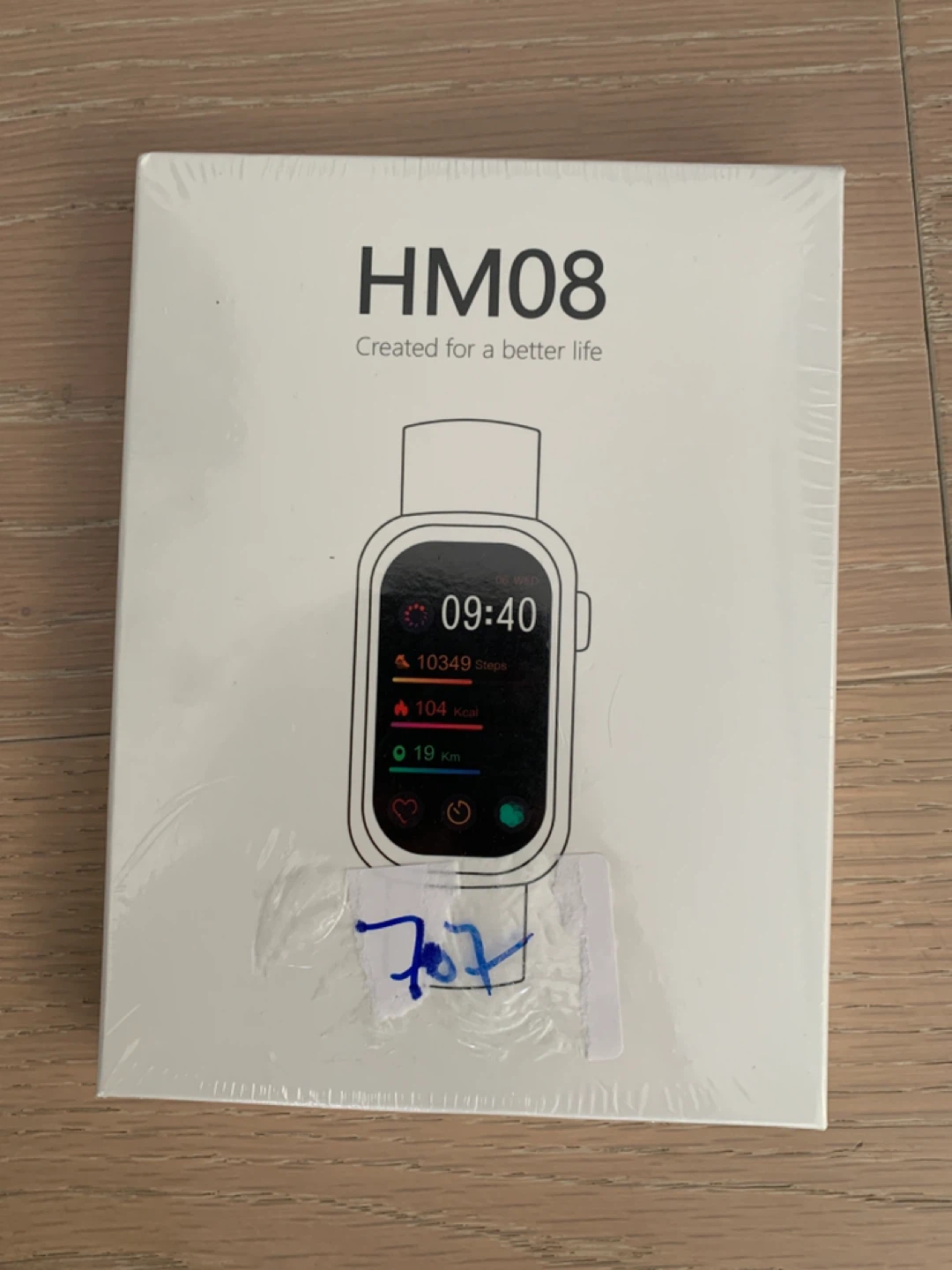Sealed - HM08 Smart Watch sealed black