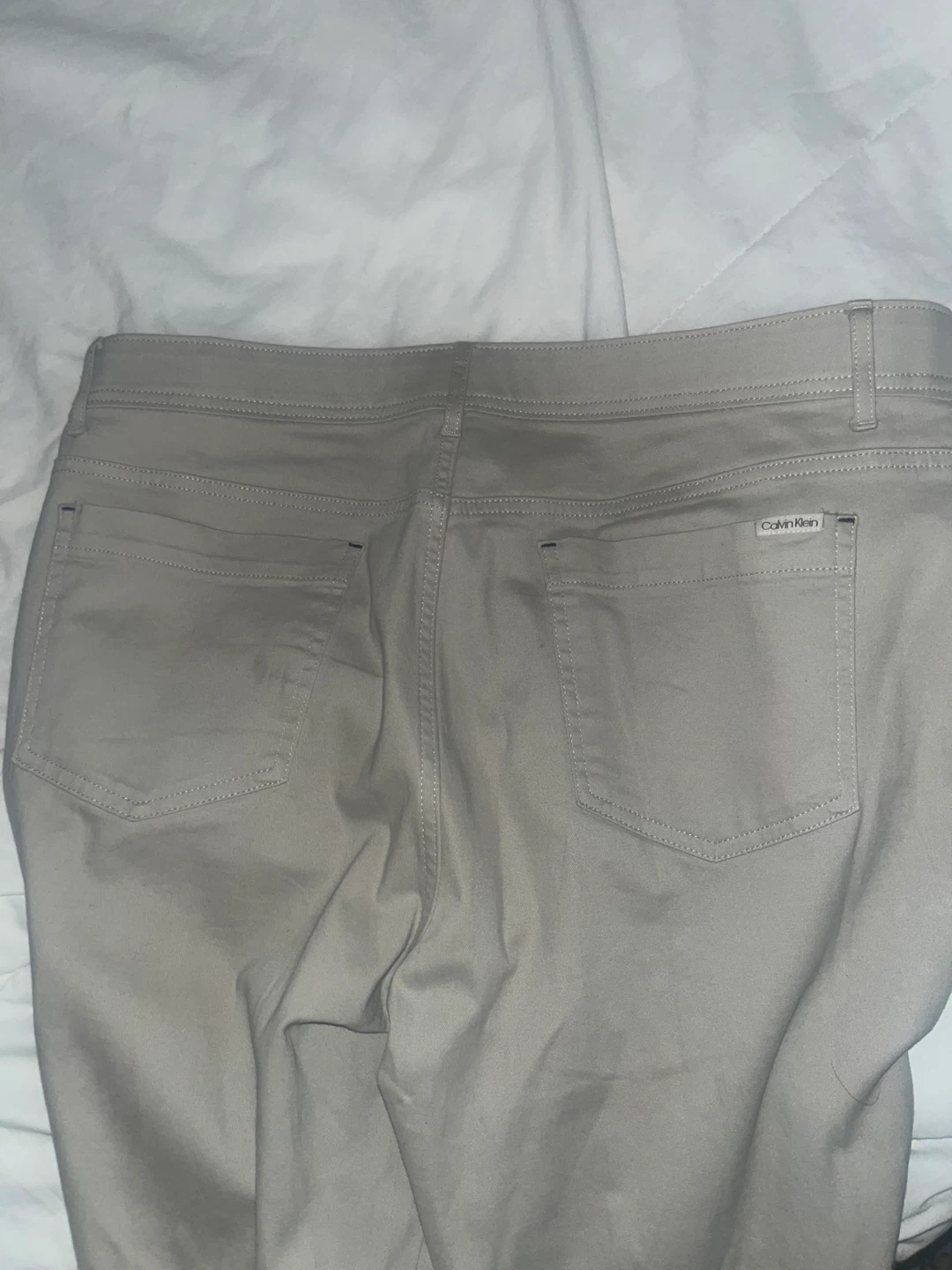 Calvin Klein Slim Fit Chinos - Khaki - photo 3