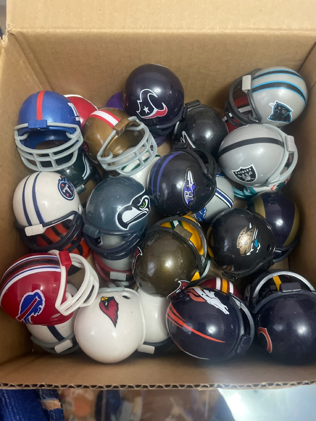NFL mini helmets