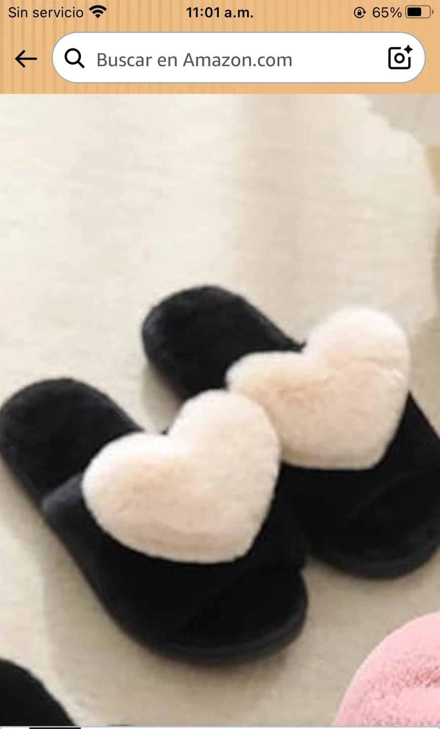 PENNSOY Women's Plush Slippers with Heart Detail - photo 3