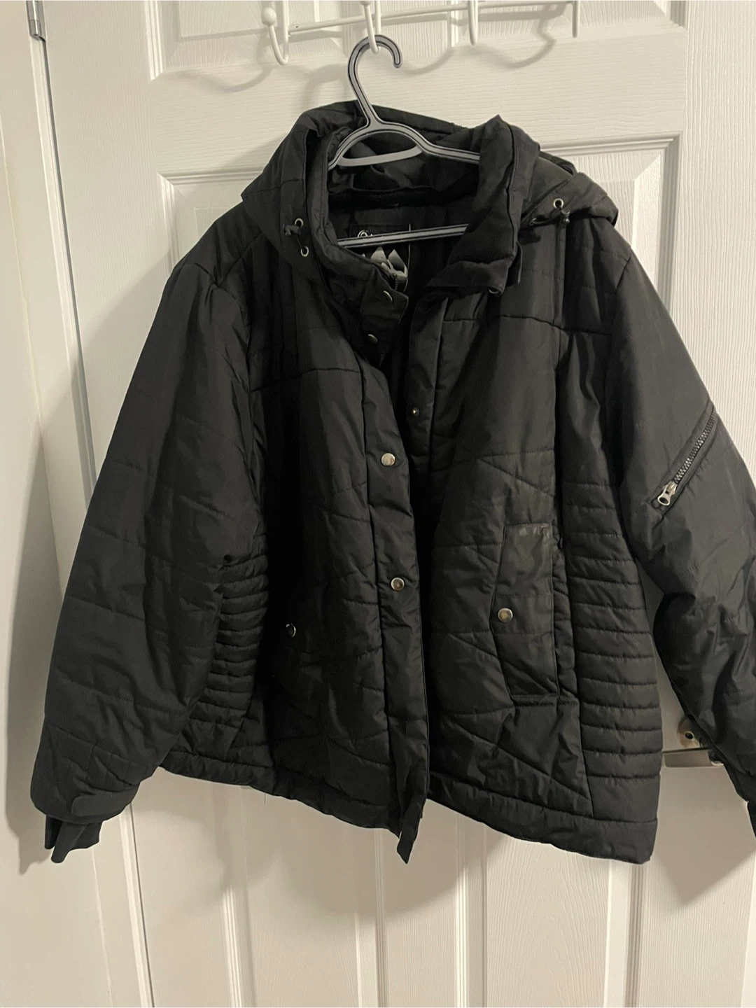 ActiveZone Black Puffer Winter Jacket 4X