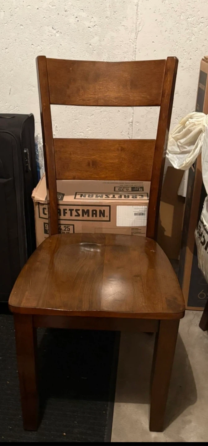 Wooden Dining Chair - Brown
