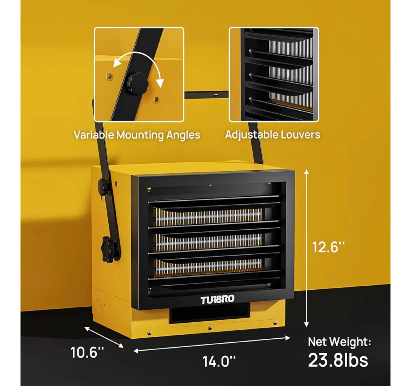 TURBRO Electric Garage Heater - photo 5
