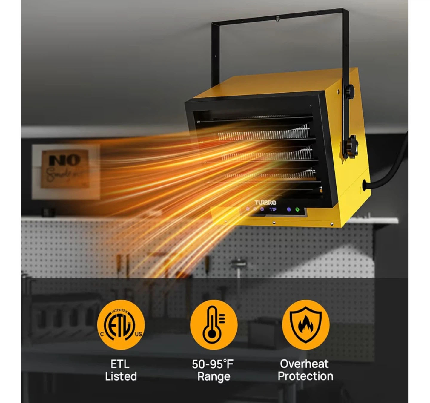 TURBRO Electric Garage Heater