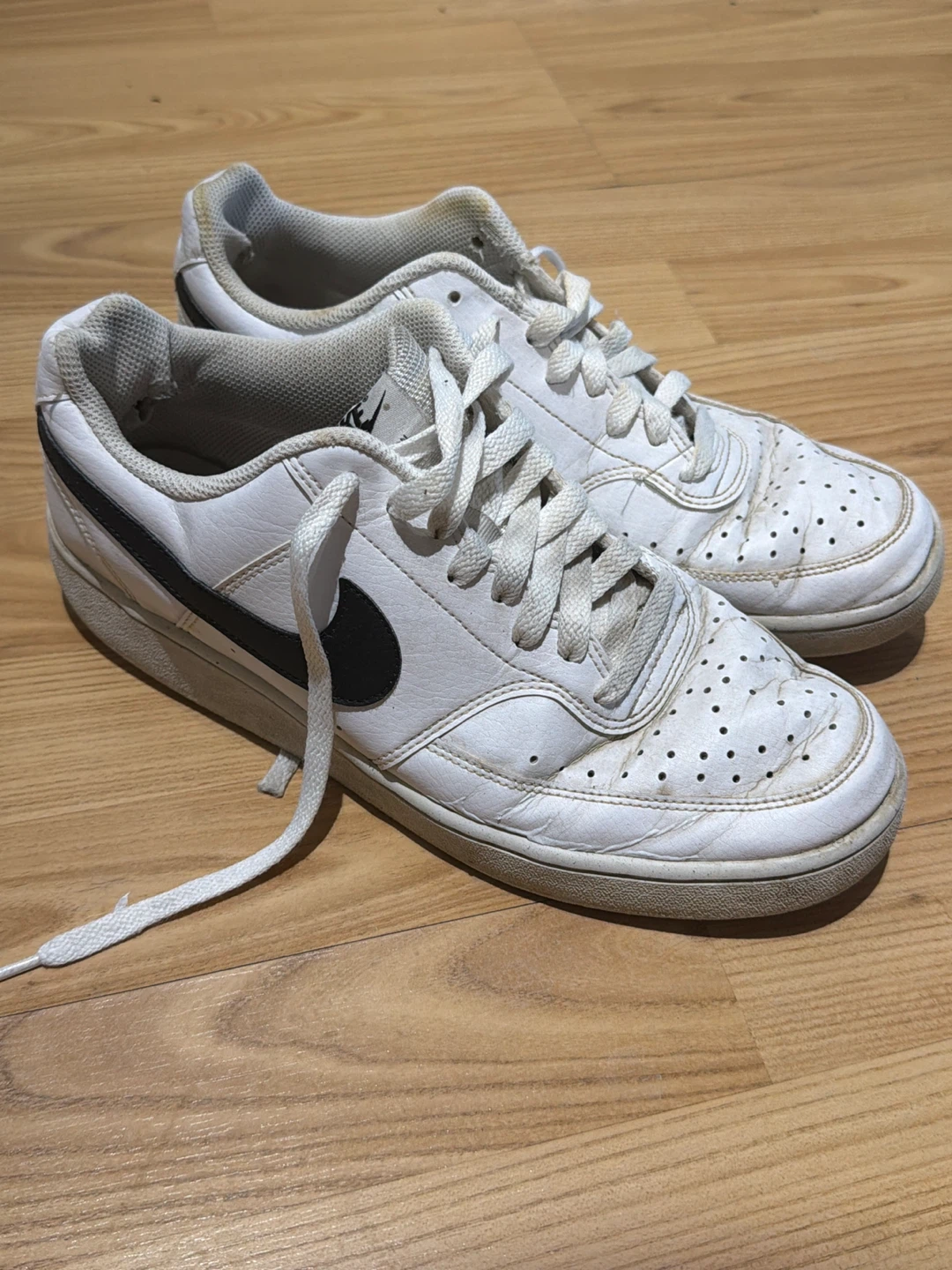 Nike White Leather Sneakers - photo 2