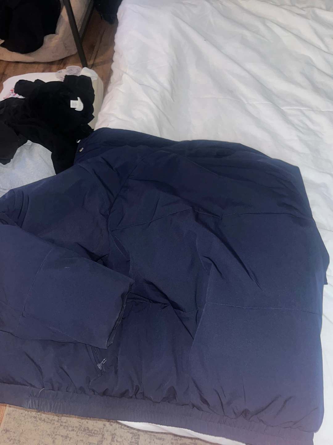 American Stitch Puffer Jacket XL Navy - photo 4