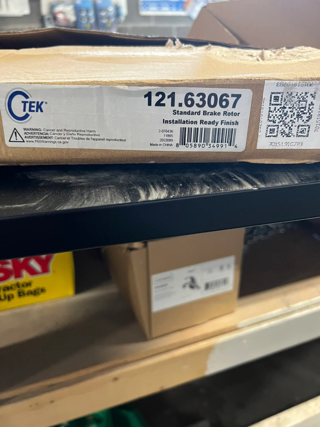 PosiQuiet Ceramic Brake Pads and Ctek Standard Brake Rotor - photo 2