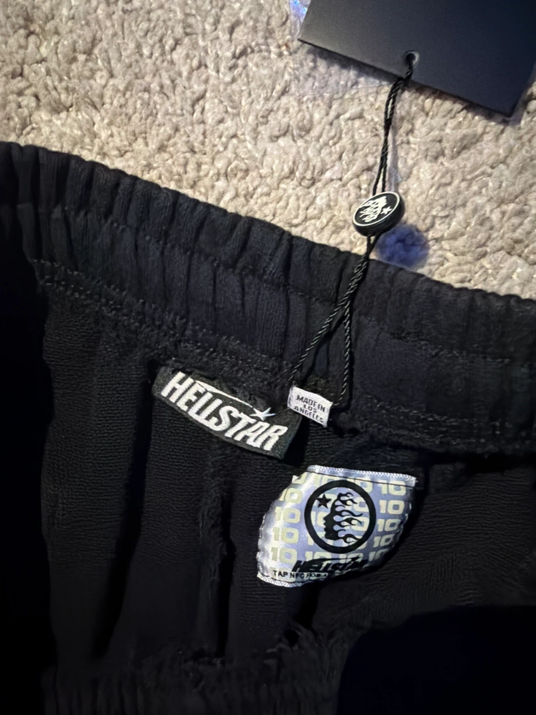 Hellstar Black Painted Sweatpants - photo 4
