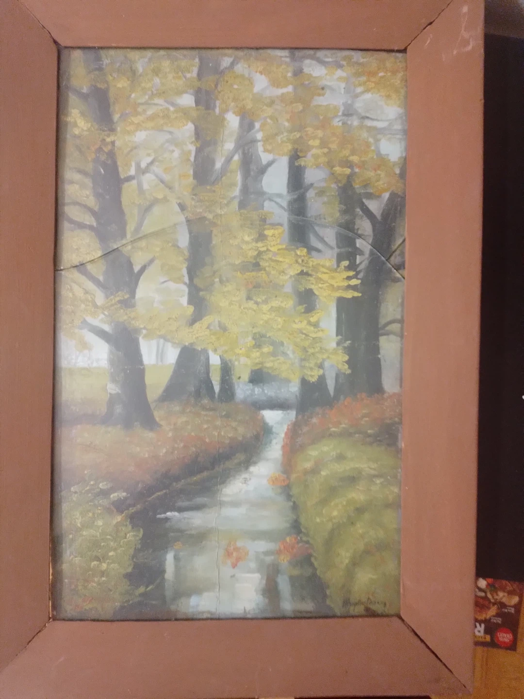 Vintage Landscape Painting by Hughsclesq, 1944 - photo 2