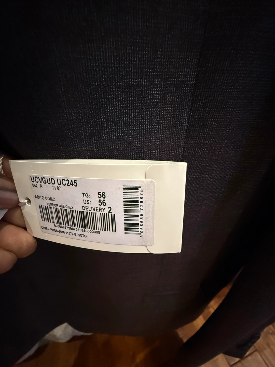 Armani Collezioni Men's Suit Size 56 - photo 3