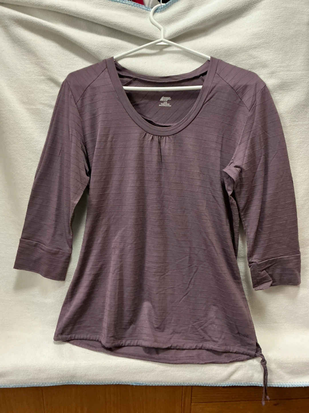 MEC Purple 3/4 Sleeve Top