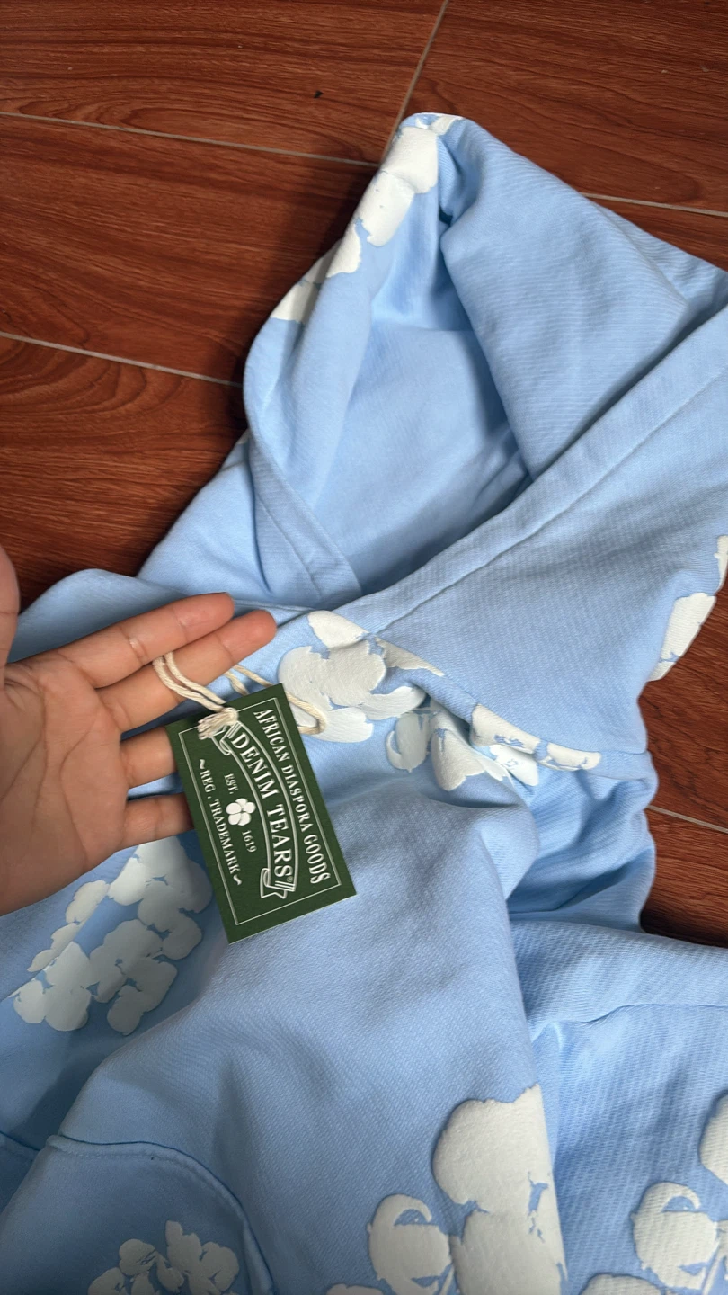 Denim Tears The Cotton Wreath Sweatshirt Powder Blue