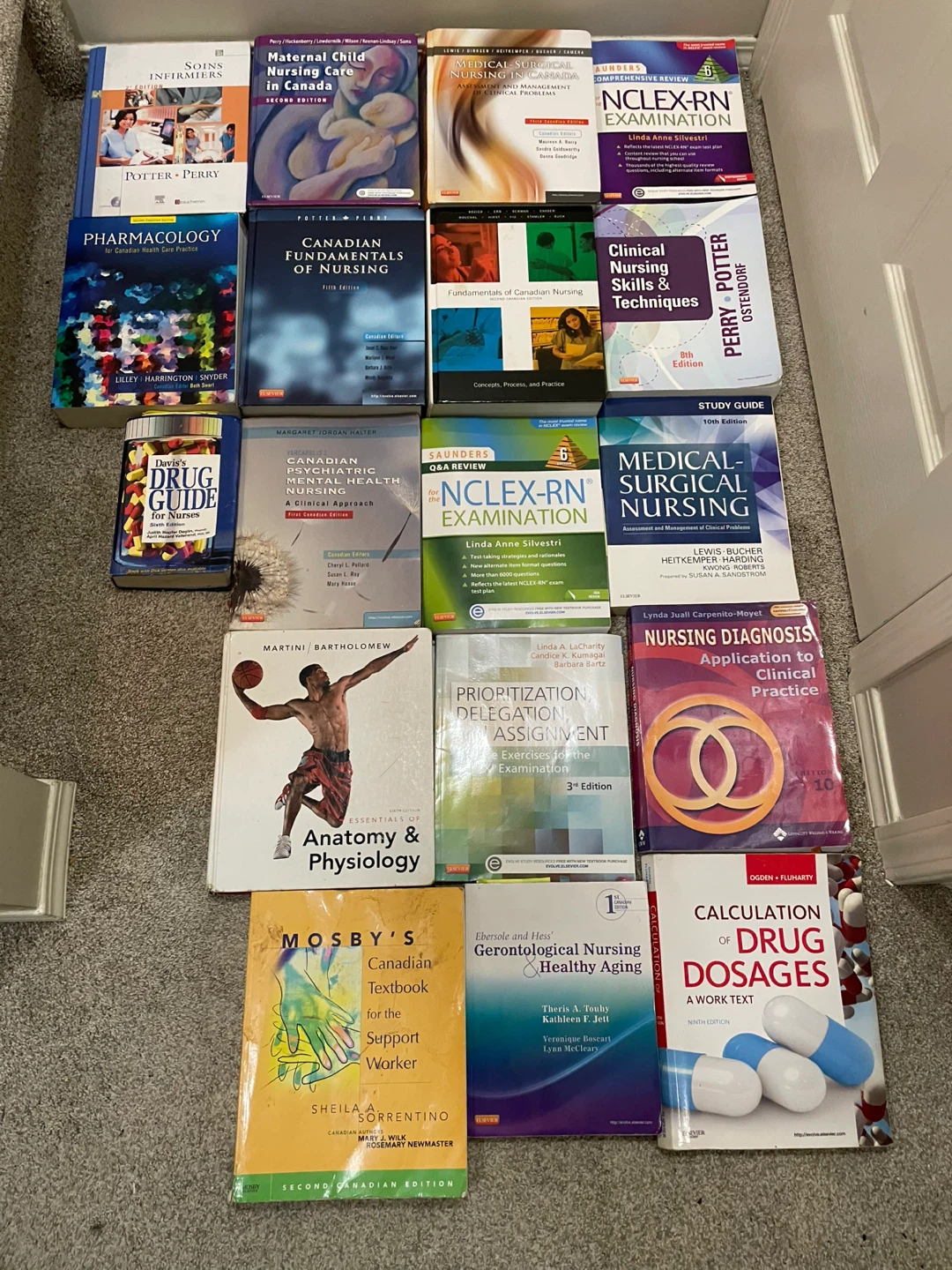 Assorted Nursing & Medical Textbooks