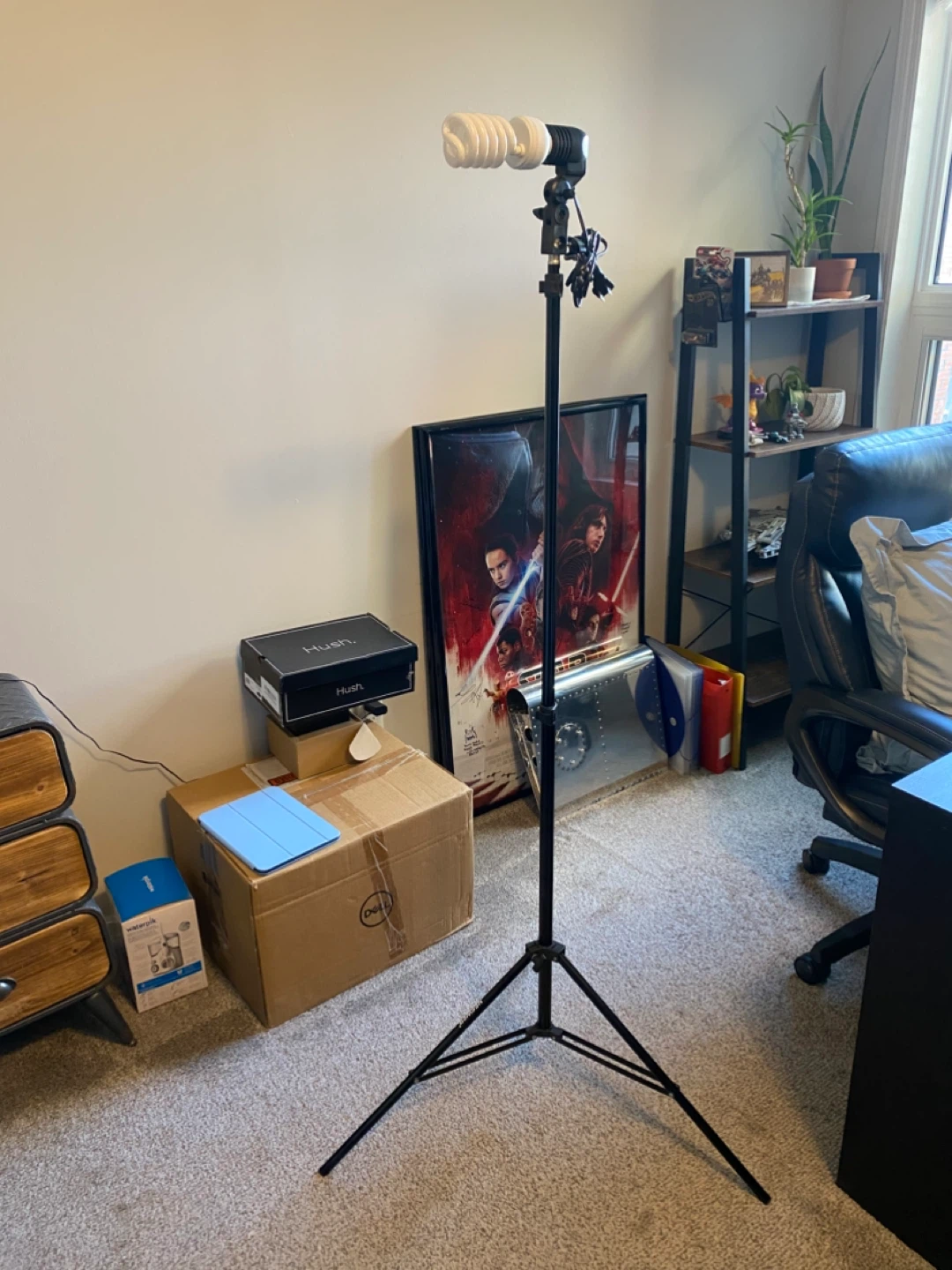 Photography Lighting Umbrella with Stand and Bulb - photo 3