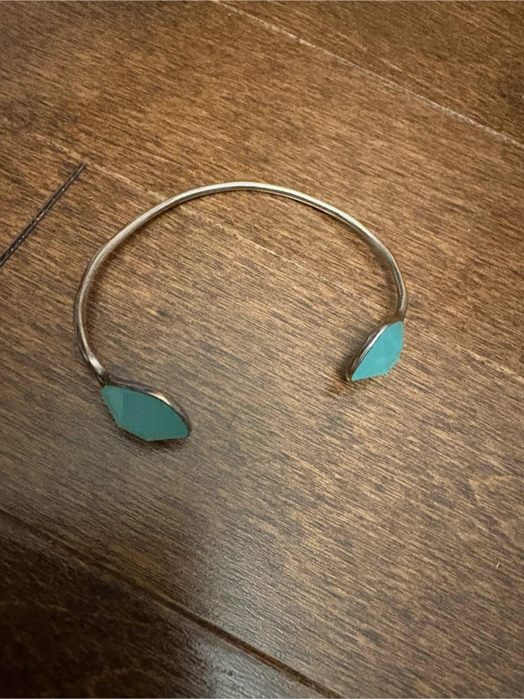 Turquoise Stone Cuff Bracelet 🏆