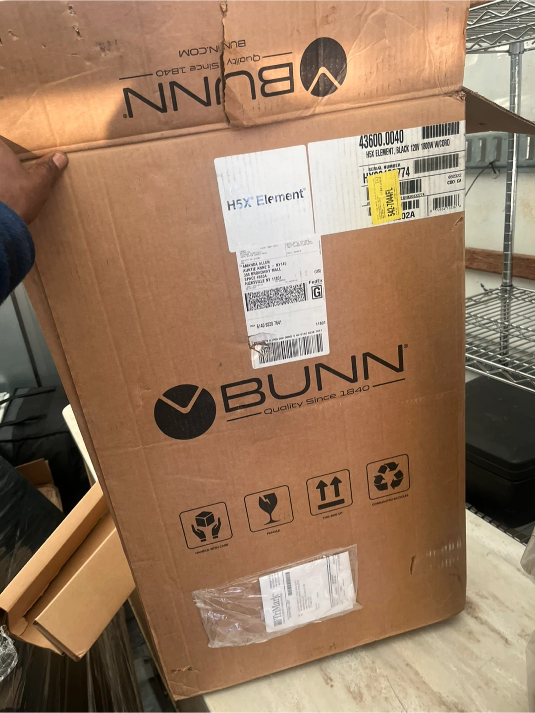 BUNN H5X Element Black Water Dispenser - photo 5