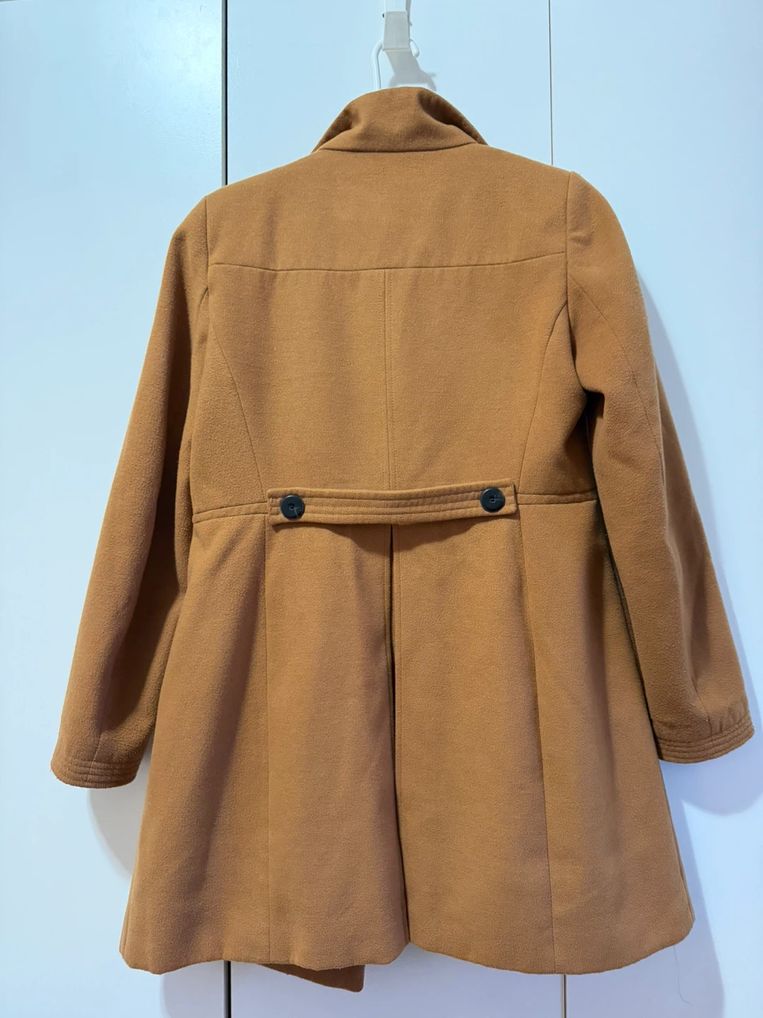 Zara Trafaluc Brown Wool Blend Coat Size L - photo 3