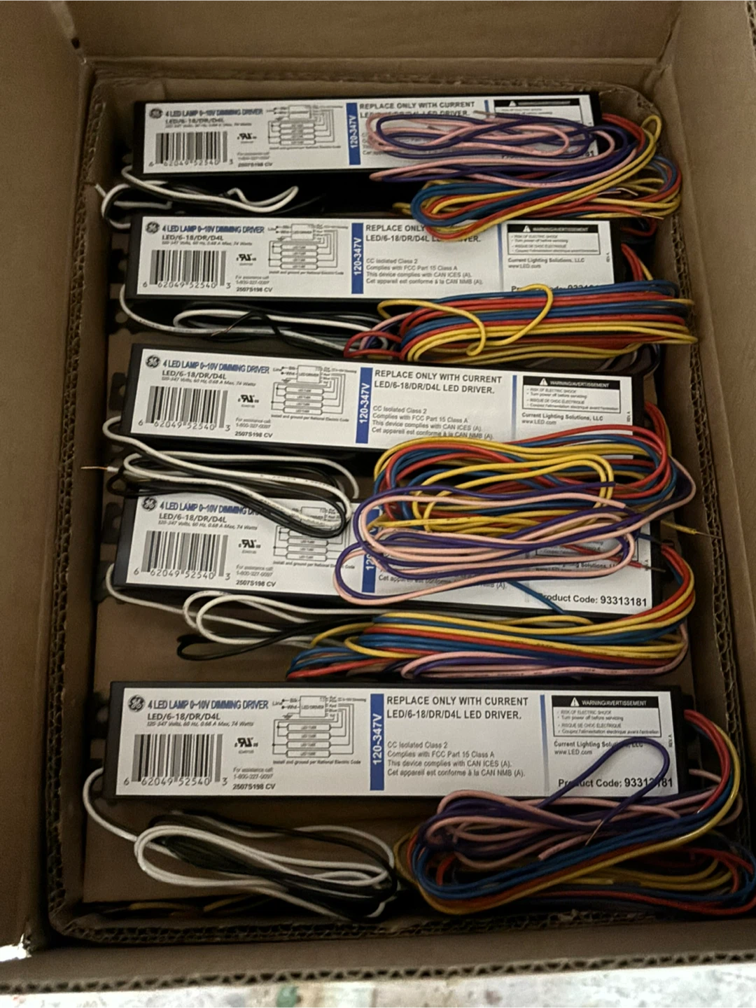 GE Remote LED 4-Lamp Drivers+Electrical Components. - photo 2