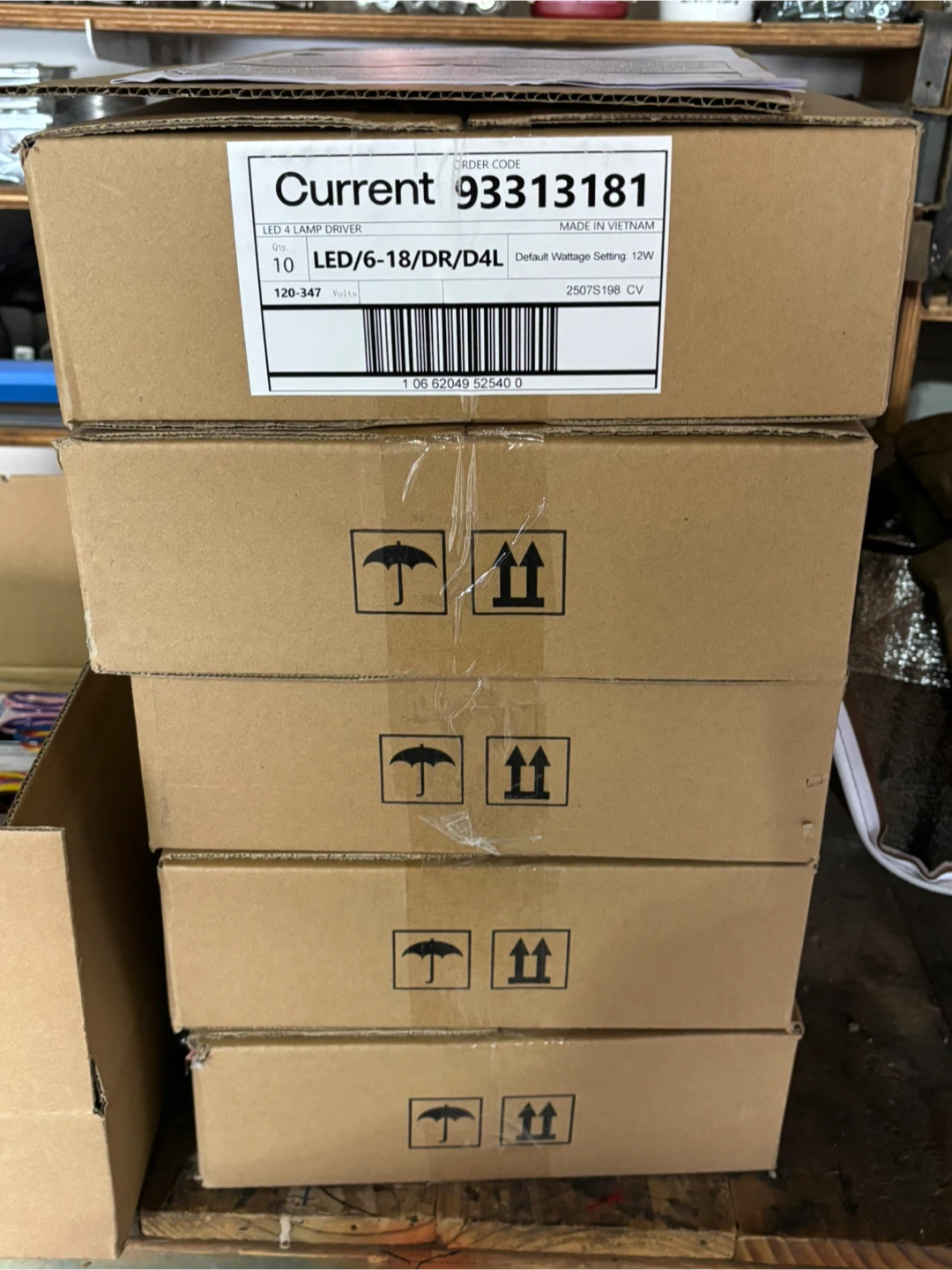 GE Remote LED 4-Lamp Drivers+Electrical Components.