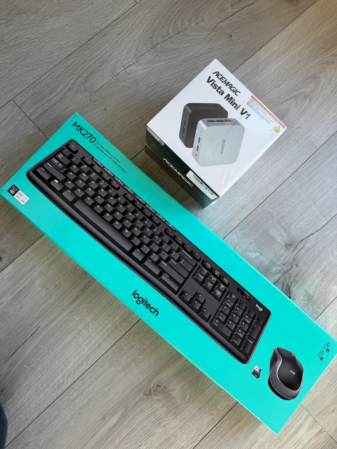 NEW ACEMAGIC Mini PC with Keyboard & Mouse & 23.8” monitor