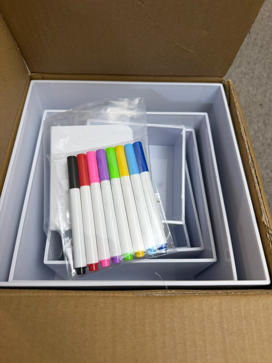 White Display Pedestals Set of 11 - photo 3