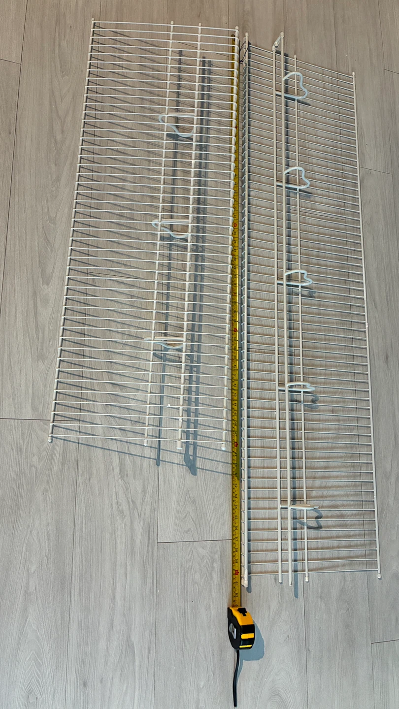 White Wire ClosetMaid Shelving Unit