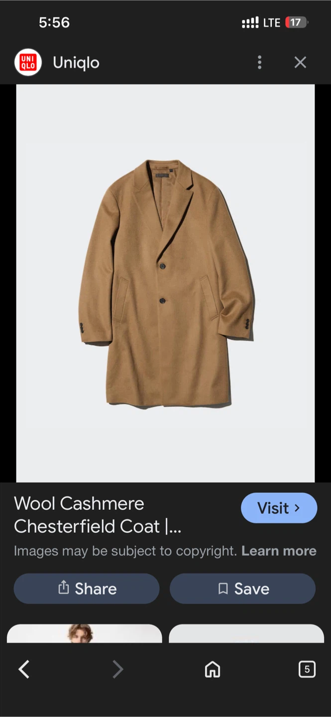 Uniqlo Wool Cashmere Coat (S) - photo 2