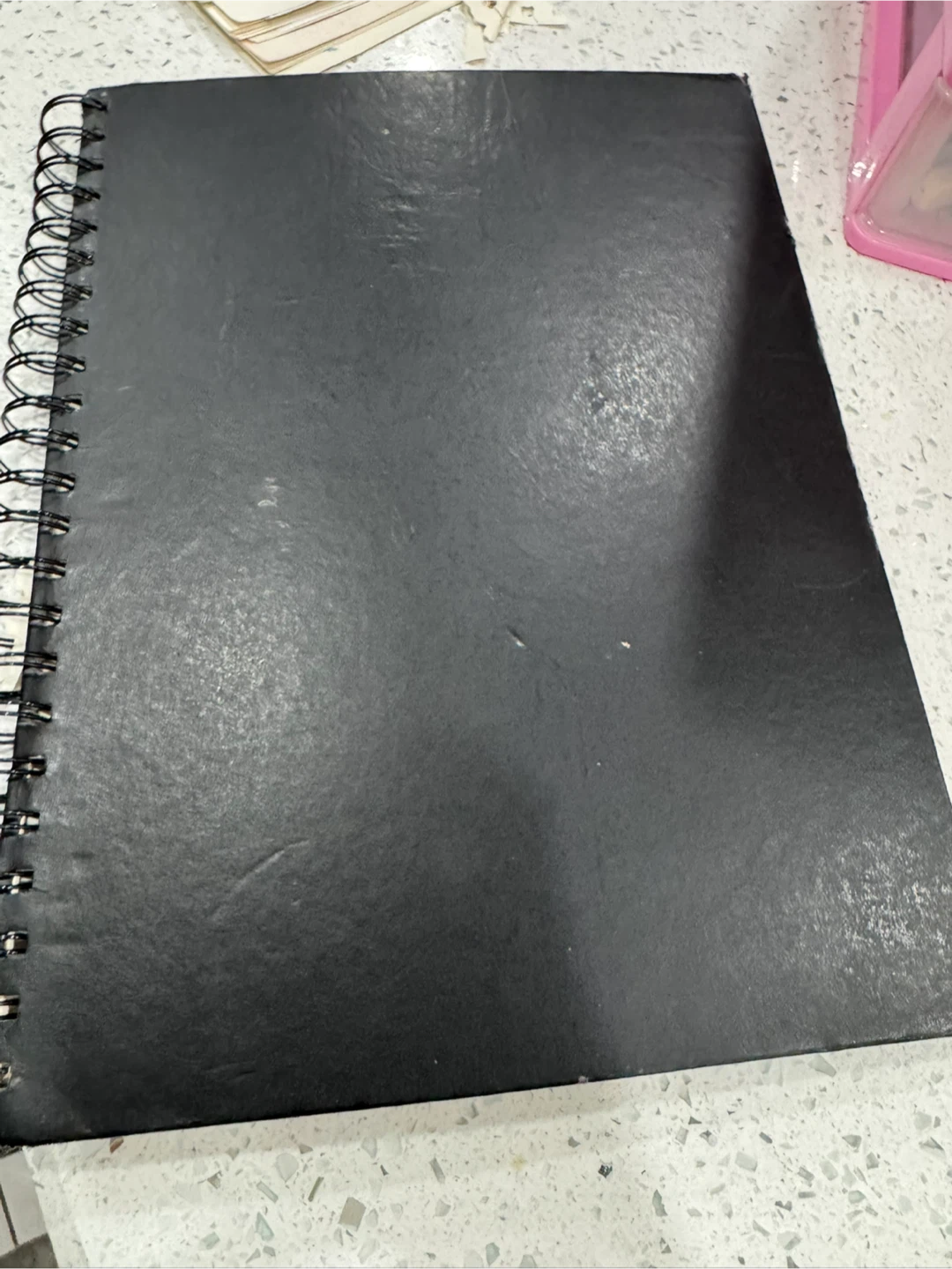 Black Spiral Bound Notebook/Sketchbook 🏆