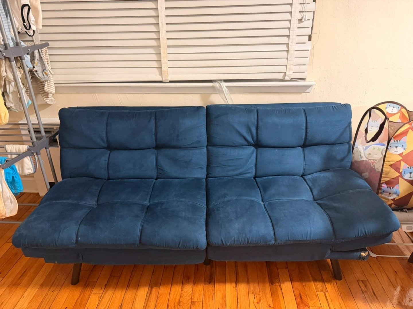 Blue Futon Sofa