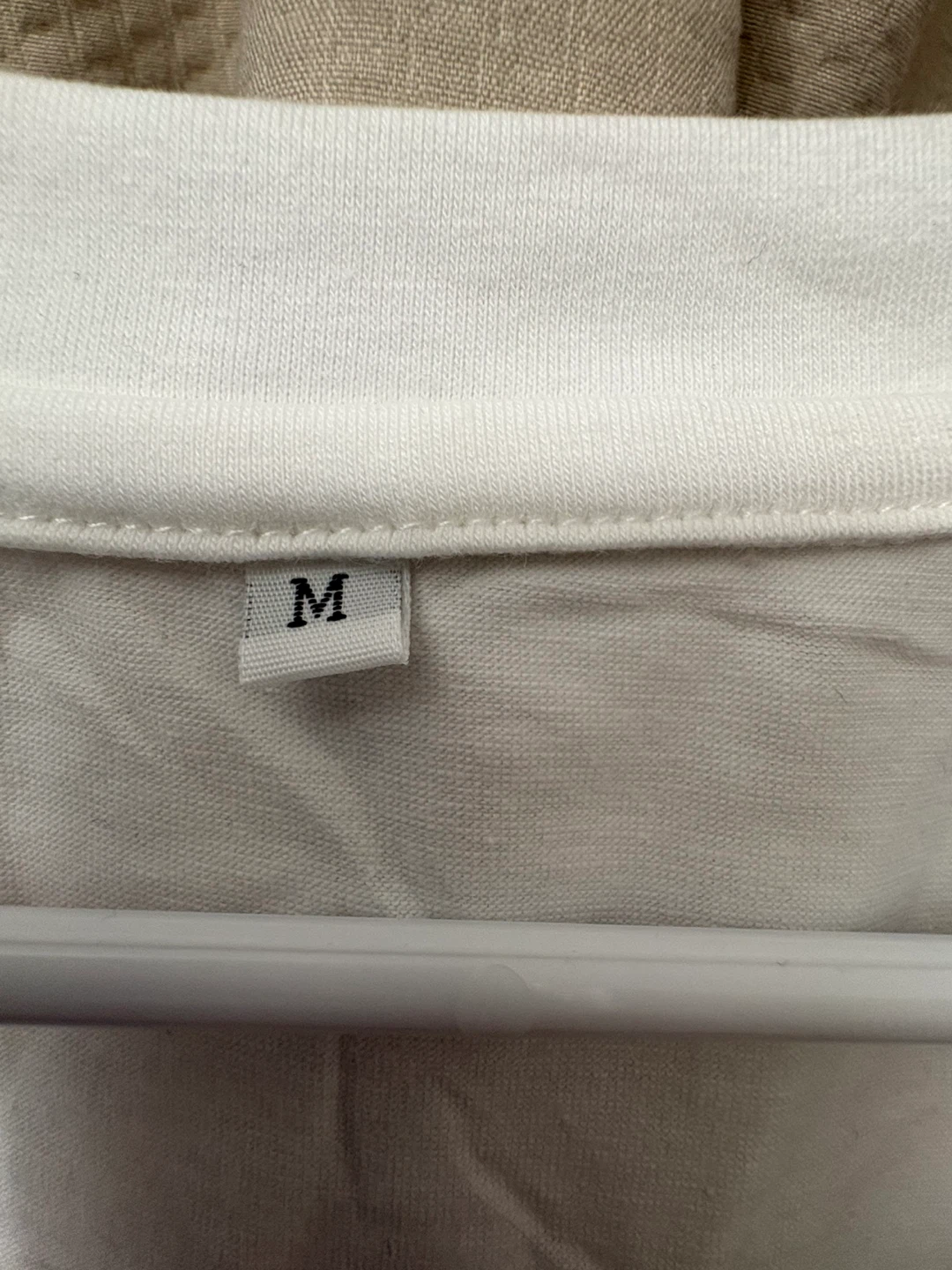 Baseball Stitch T-Shirt - White/Blue, Size M - photo 2