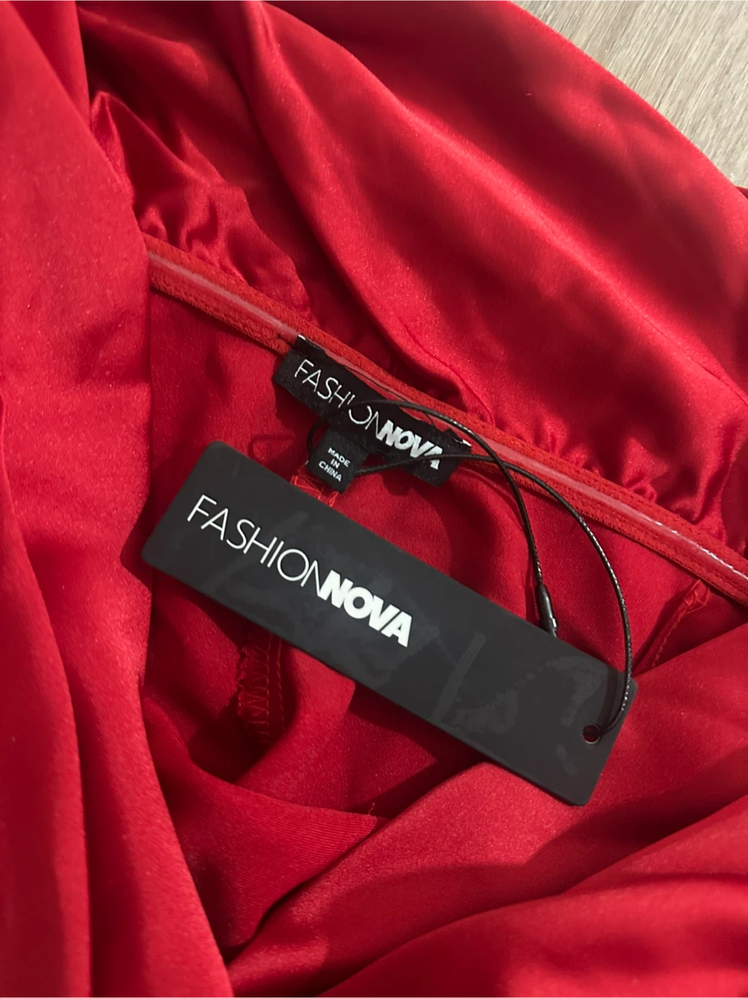 Fashion Nova Red Off-the-Shoulder Top - photo 4