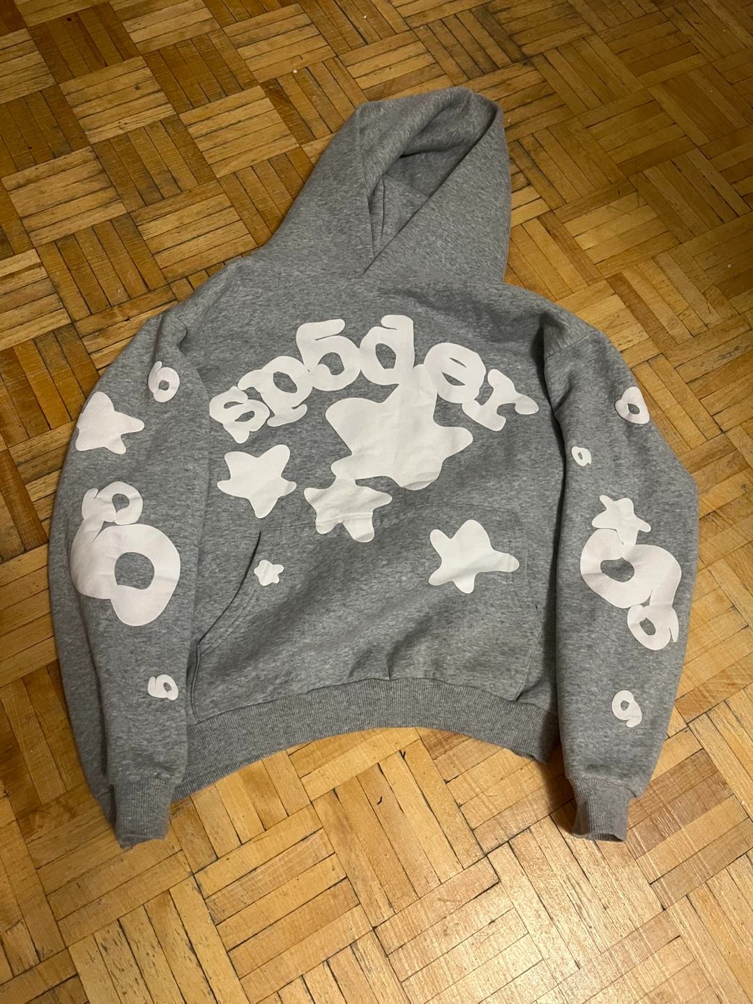 Grey Sp5der Hoodie