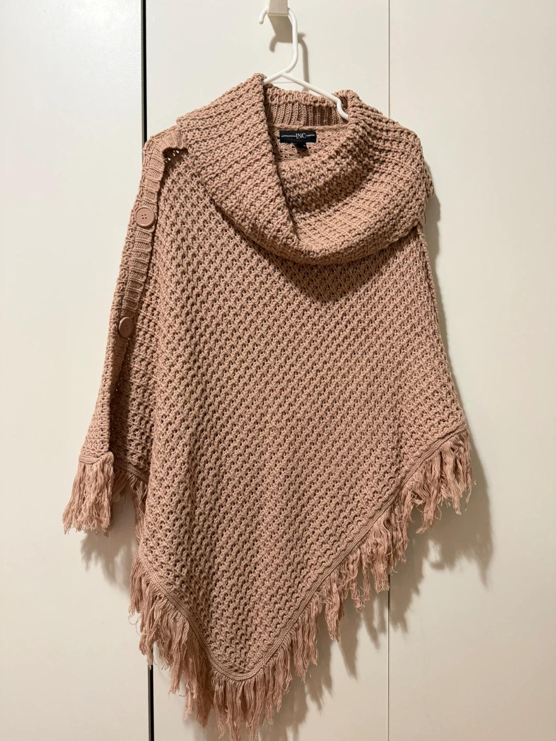 INC International Concepts Poncho Sweater One Size