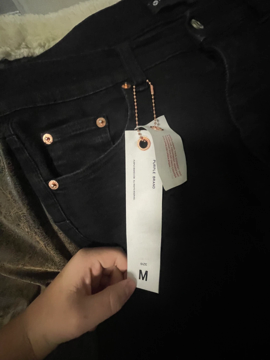 Purple Brand Black Jeans Size M - photo 2