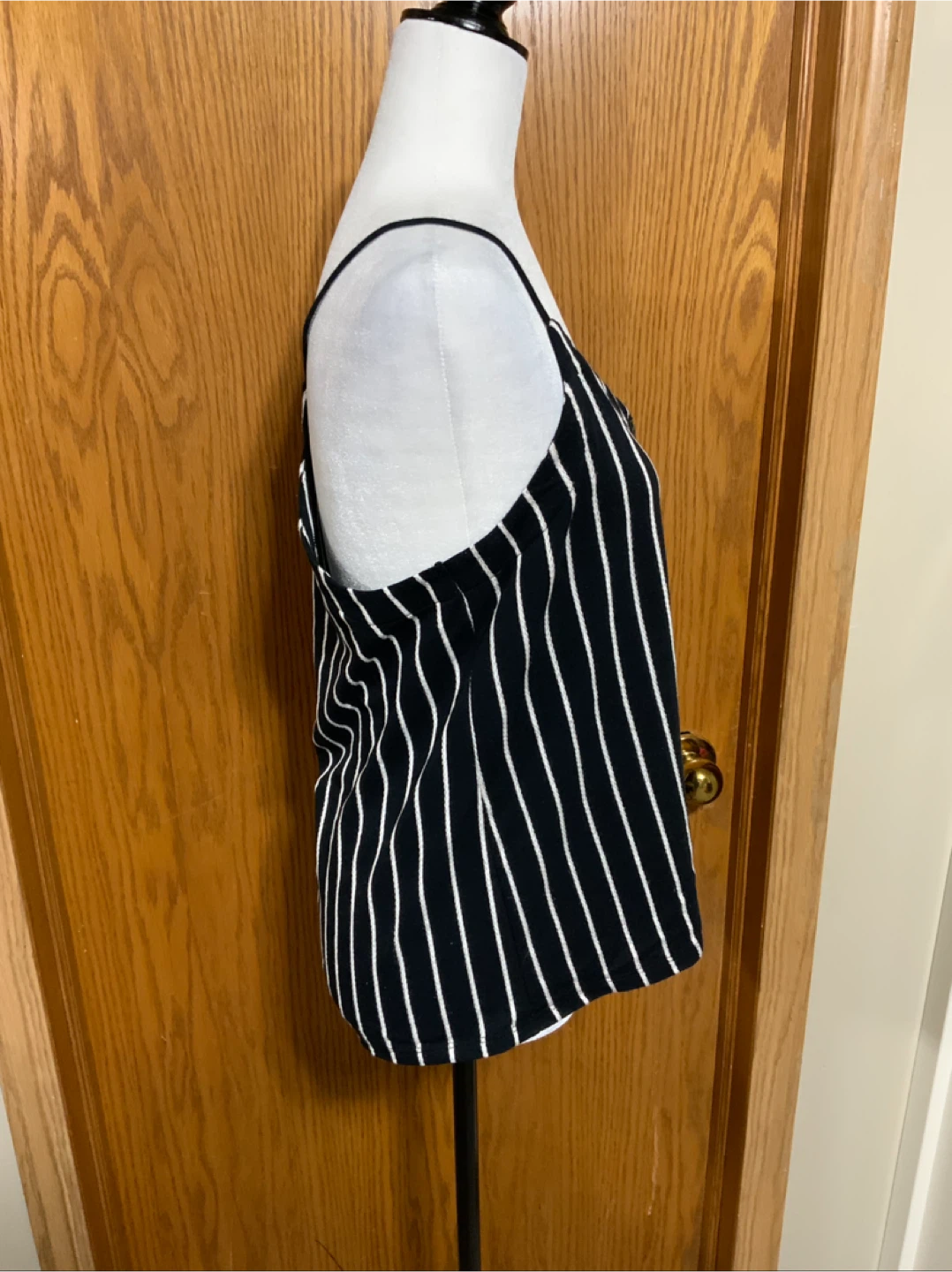 Black and White Striped Camisole - photo 2