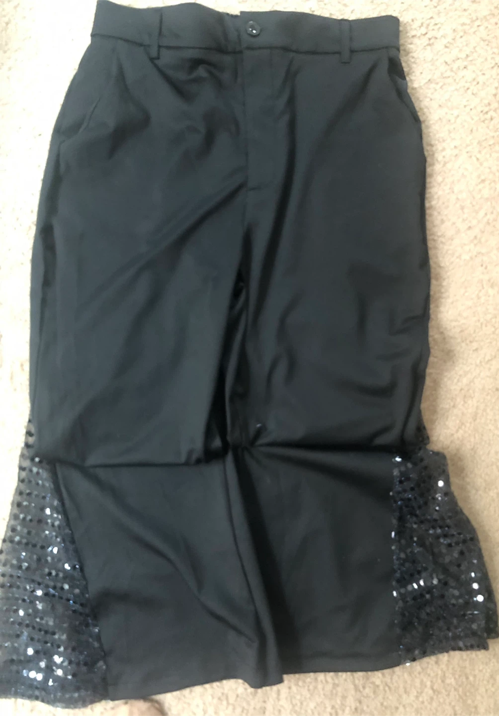 Black L Ladies Pants with Sequin Accents - photo 3