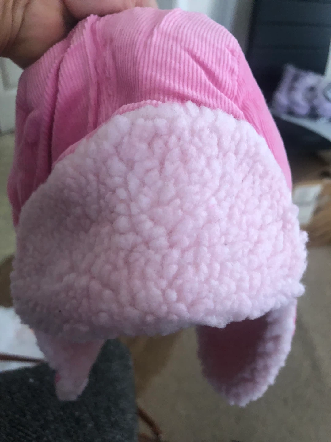 Pink Corduroy Trapper Hat - photo 2