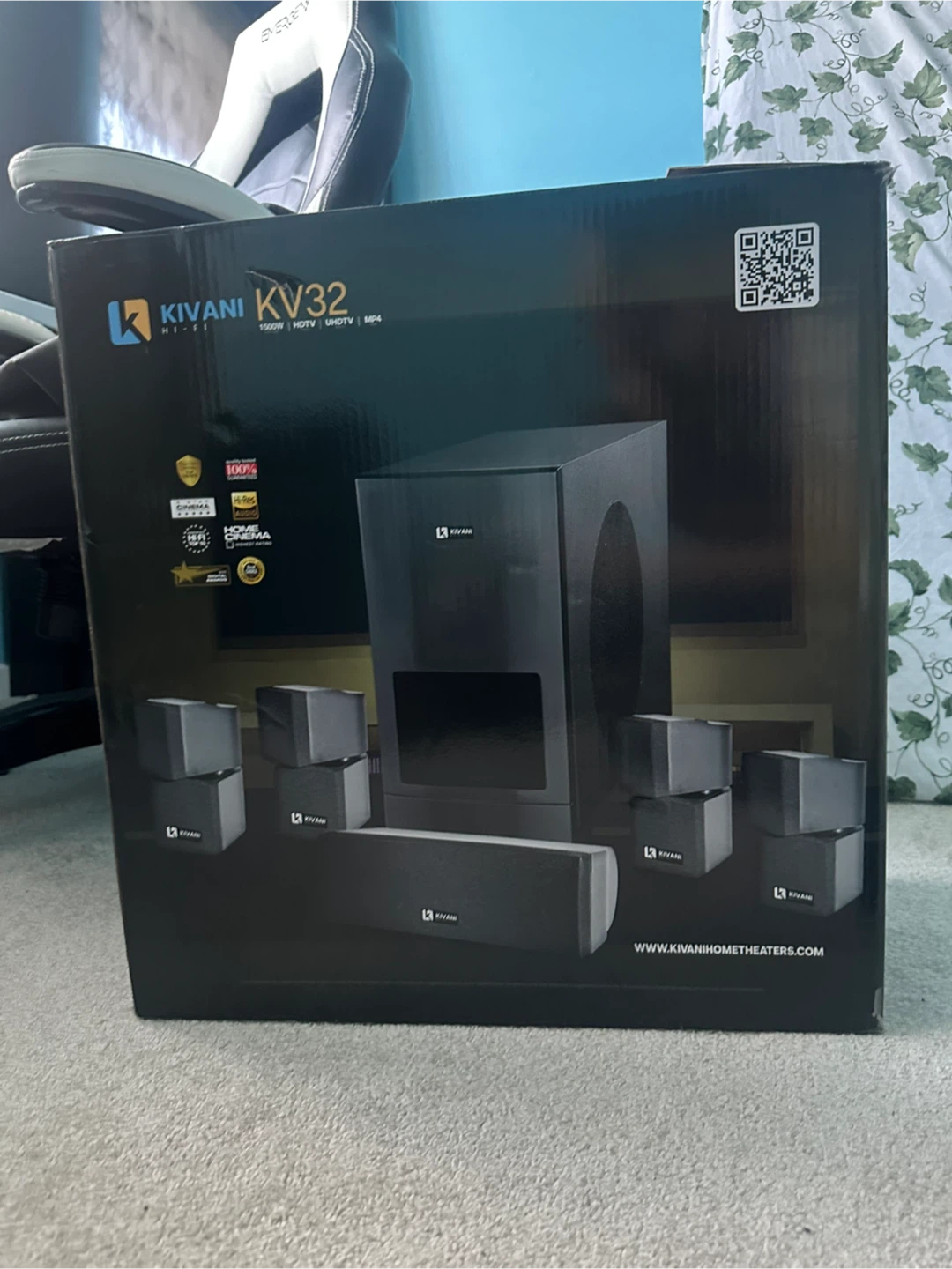 Kivani KV32 1500W Home Theater System - photo 3