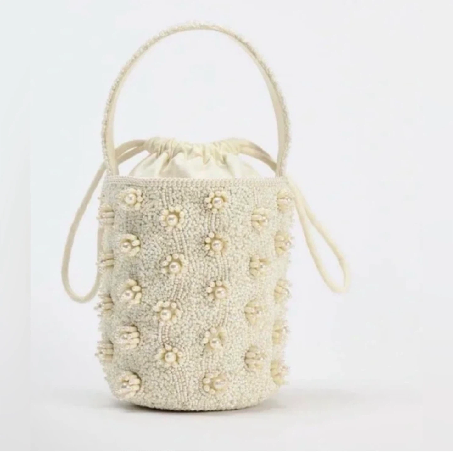Elegant Pearl Beaded Bucket Bag 🏆 - photo 2