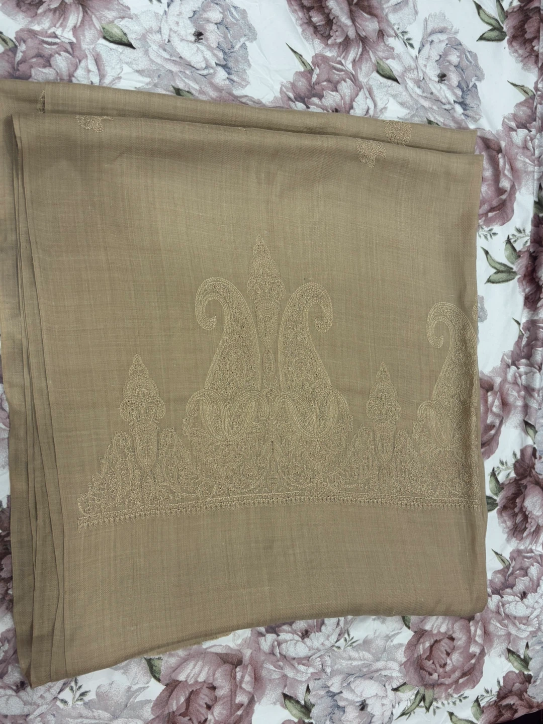 Paisley Embroidered Shawl