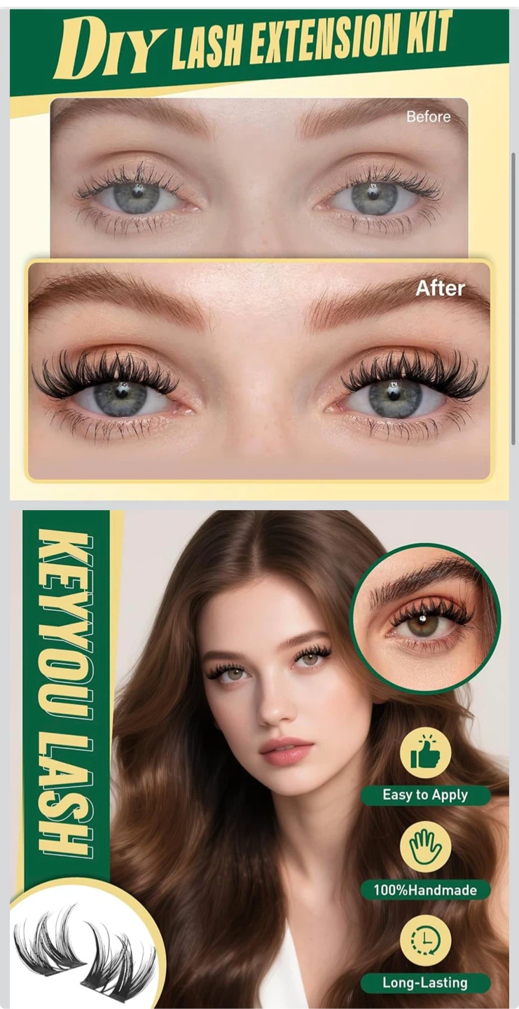 DIY Lash Extension Kit with Applicator, Bond, Seal & Remover - photo 2