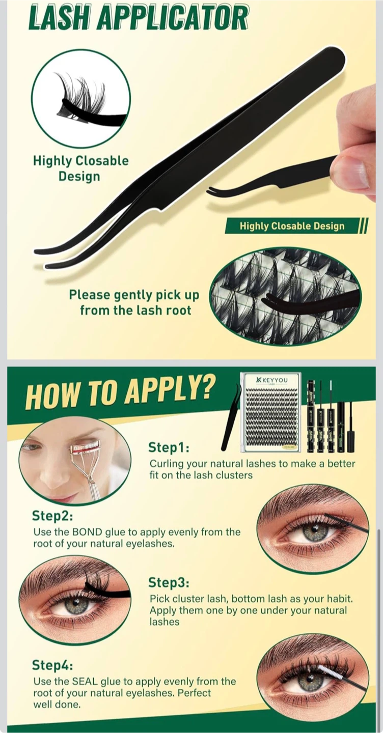 DIY Lash Extension Kit with Applicator, Bond, Seal & Remover - photo 4
