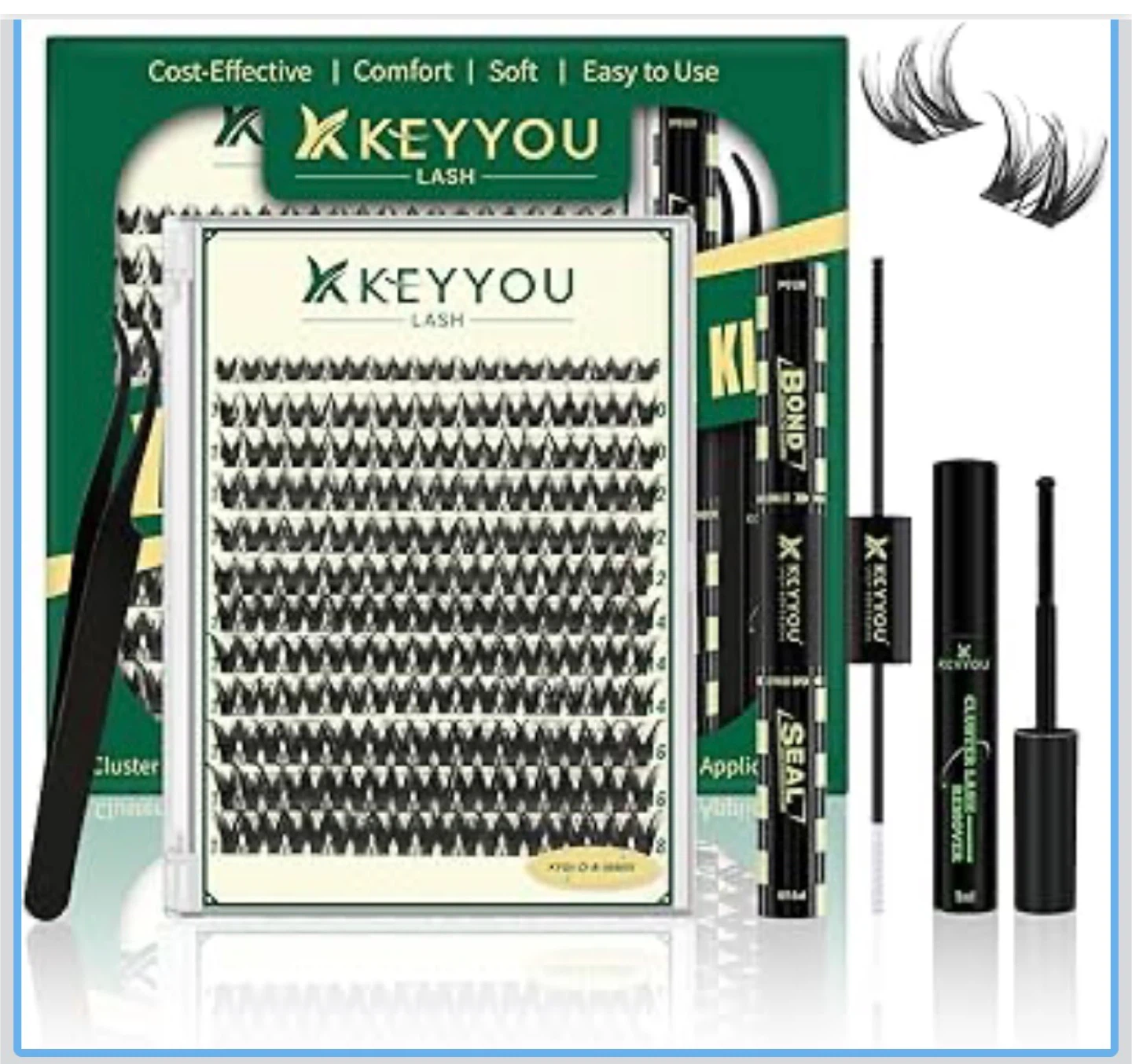 DIY Lash Extension Kit with Applicator, Bond, Seal & Remover