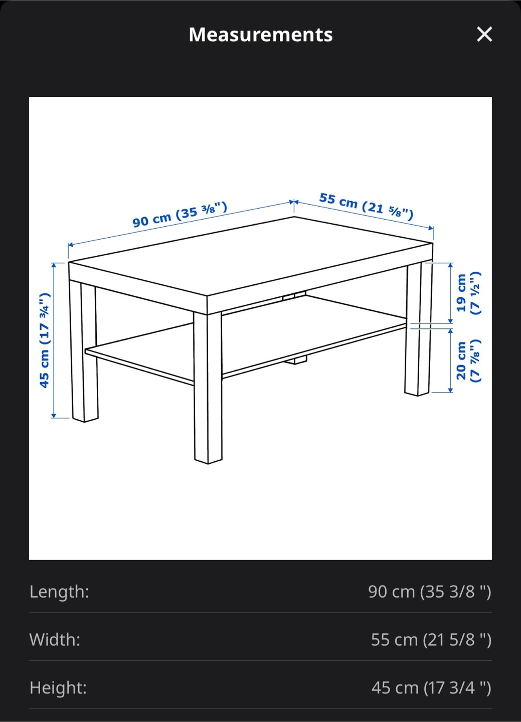 White Coffee Table - photo 2