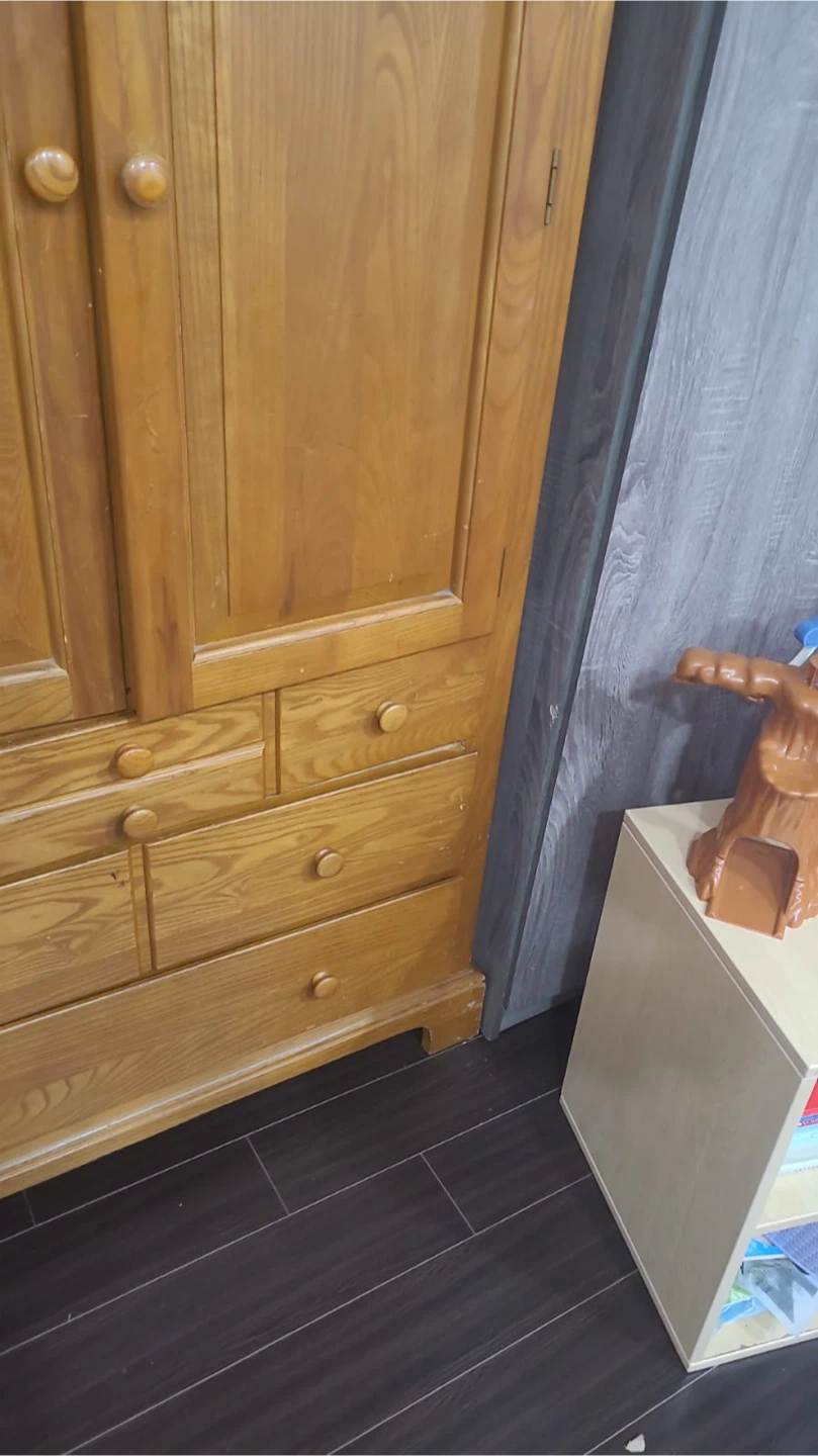 Wooden Wardrobe Armoire with Drawers - photo 3
