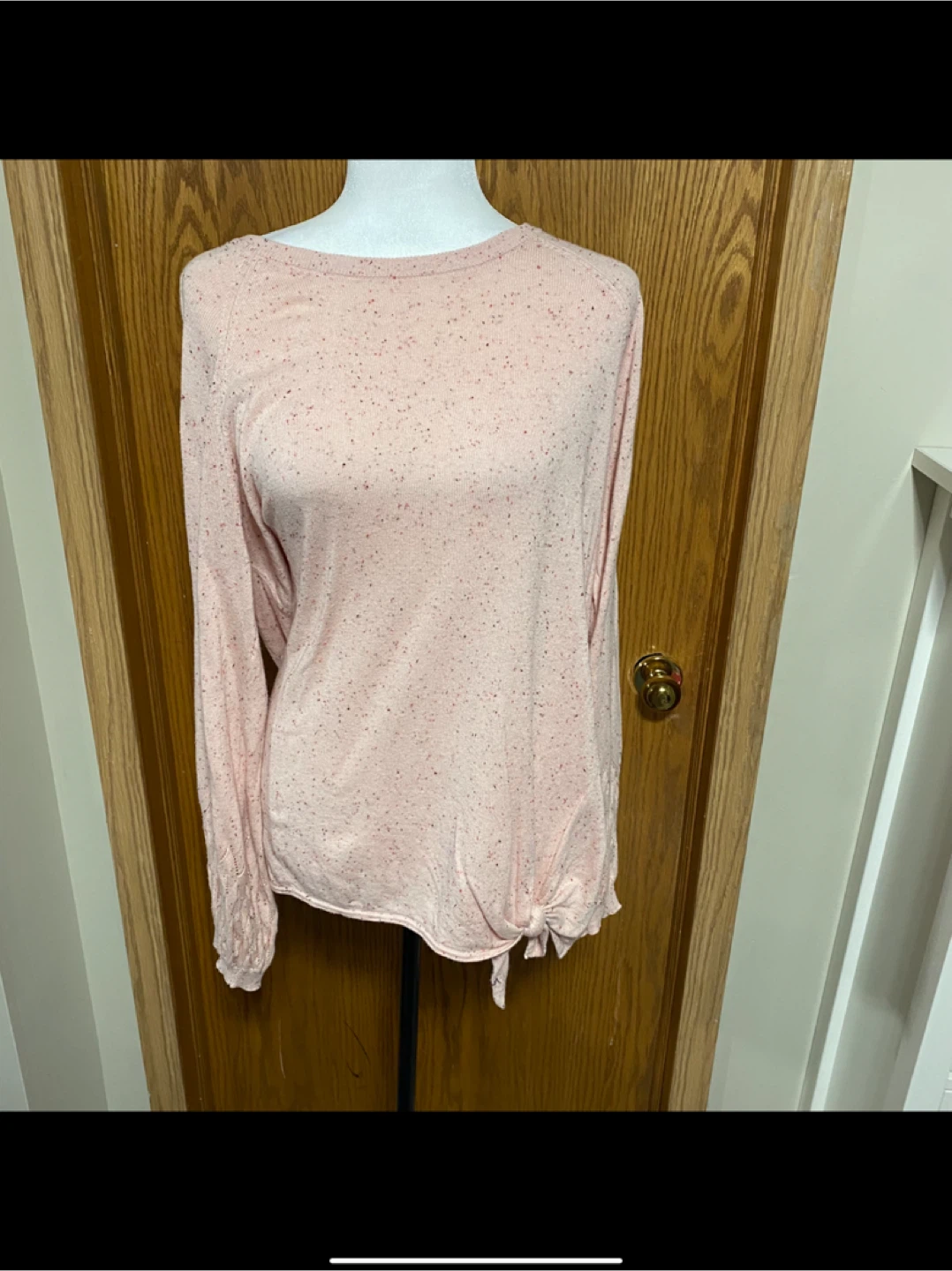 LC Lauren Conrad pink sweater